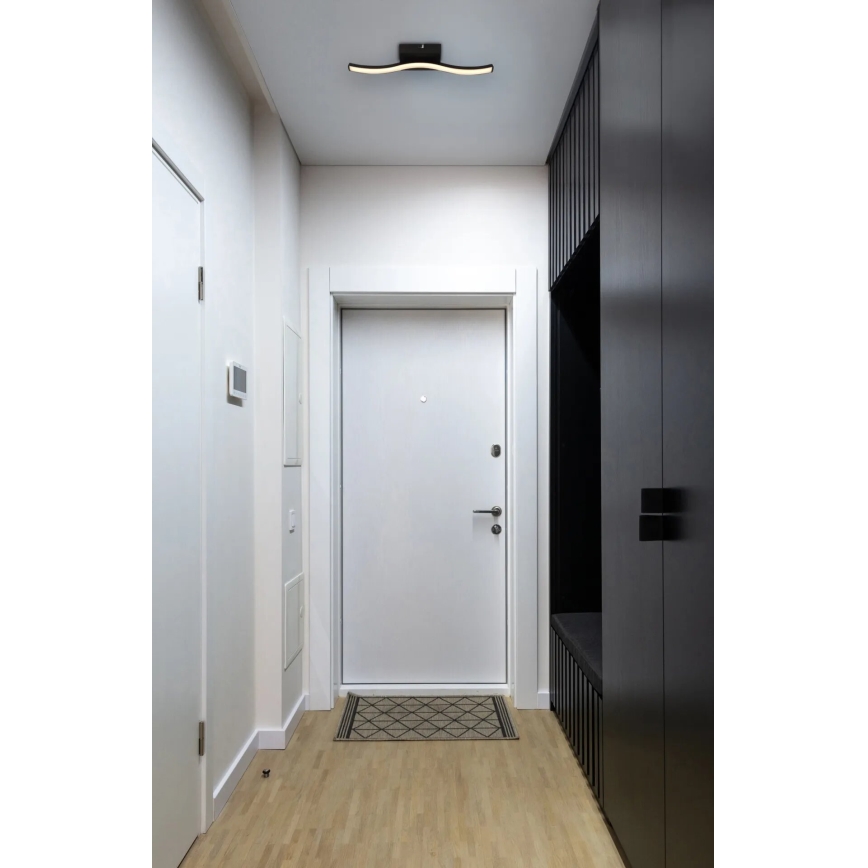 Globo - LED Nadgradni luster LED/6W/230V 3000K crno