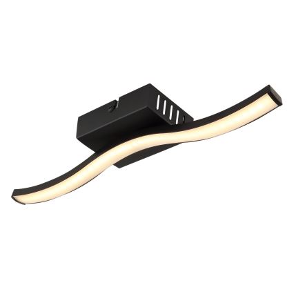 Globo - LED Nadgradni luster LED/6W/230V 3000K crno