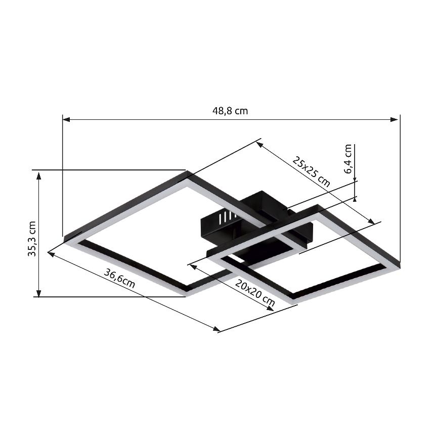 Globo - LED Plafonjera LED/20W/230V 3000K