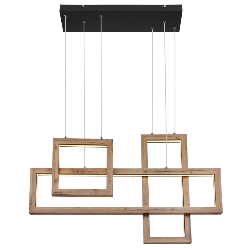 Globo 67287H1 - LED Luster na sajli MANDERA LED/40W/230V braon