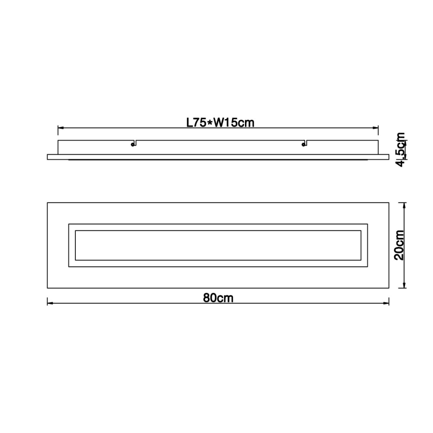 Globo - LED Plafonjera LED/24W/230V