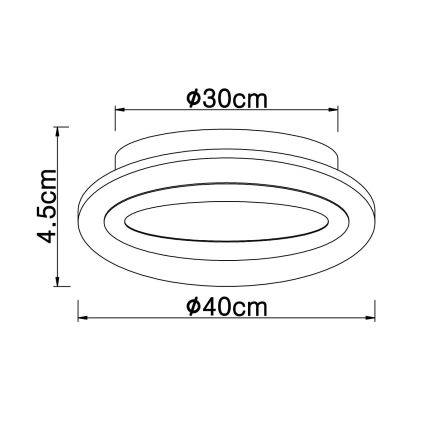 Globo - LED Plafonjera LED/15W/230V
