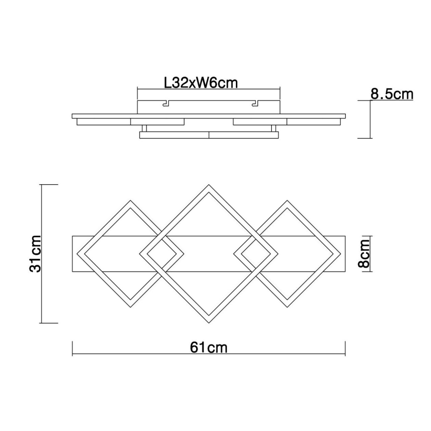 Globo - LED Plafonjera LED/24W/230V
