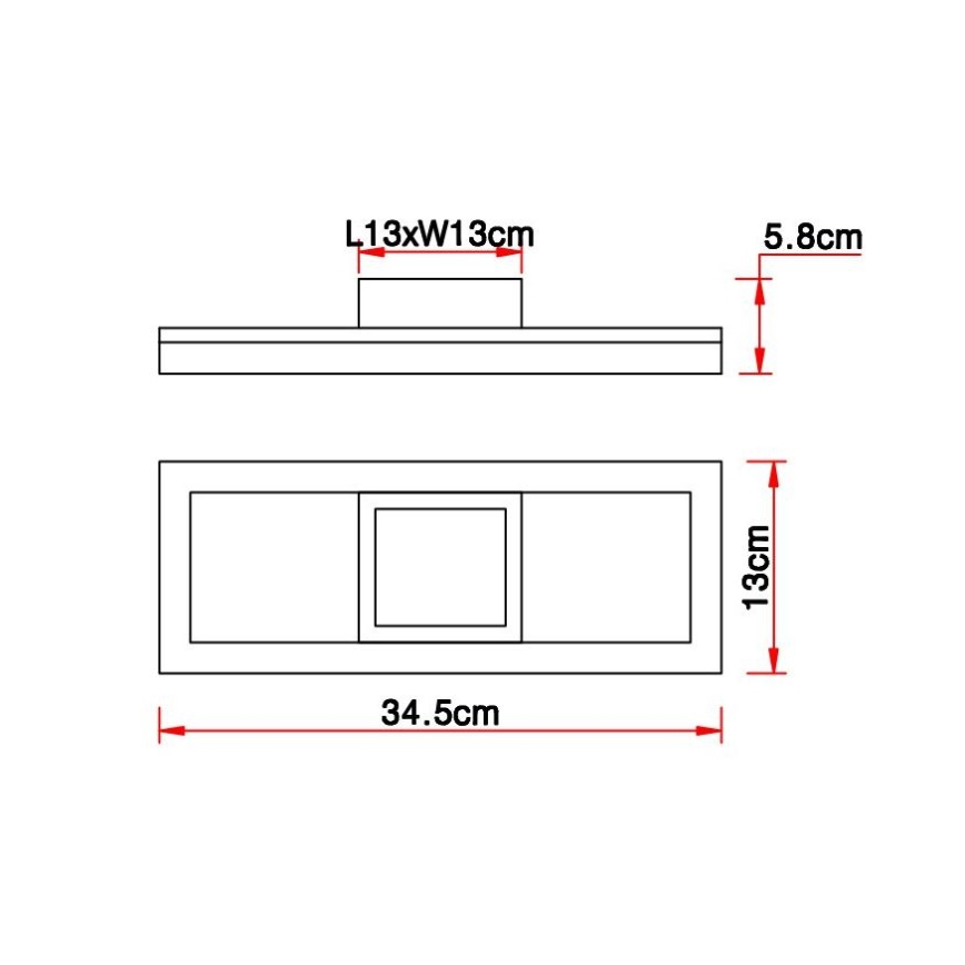 Globo - LED Plafonjera LED/12W/230V