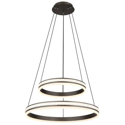 Globo - LED Prigušivi luster na sajli LED/60W/230V 2700K-6000K + Daljinski upravljač