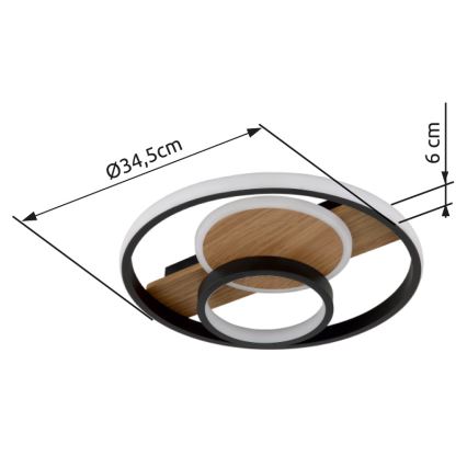 Globo - LED Plafonjera LED/24W/230V