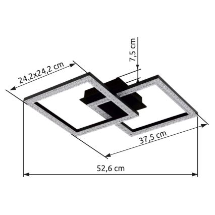Globo - LED Plafonjera LED/20W/230V