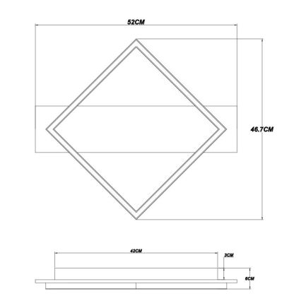 Globo - LED Plafonjera LED/18W/230V