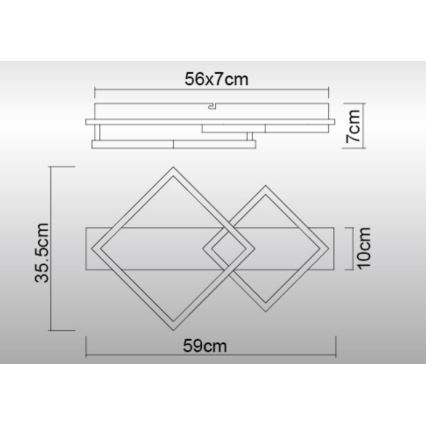 Globo - LED Plafonjera LED/24W/230V 3000K