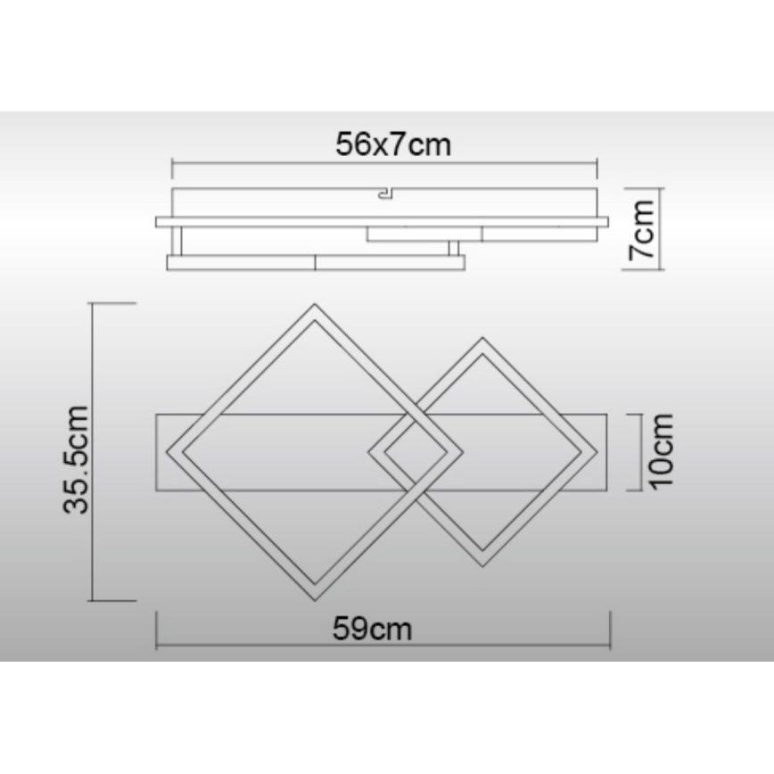 Globo - LED Plafonjera LED/24W/230V 3000K