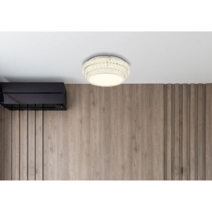 Globo - LED prigušiva plafonska svetiljka LED/48W/230V 2700-6000K Ø 50 cm bela + daljinski upravljač