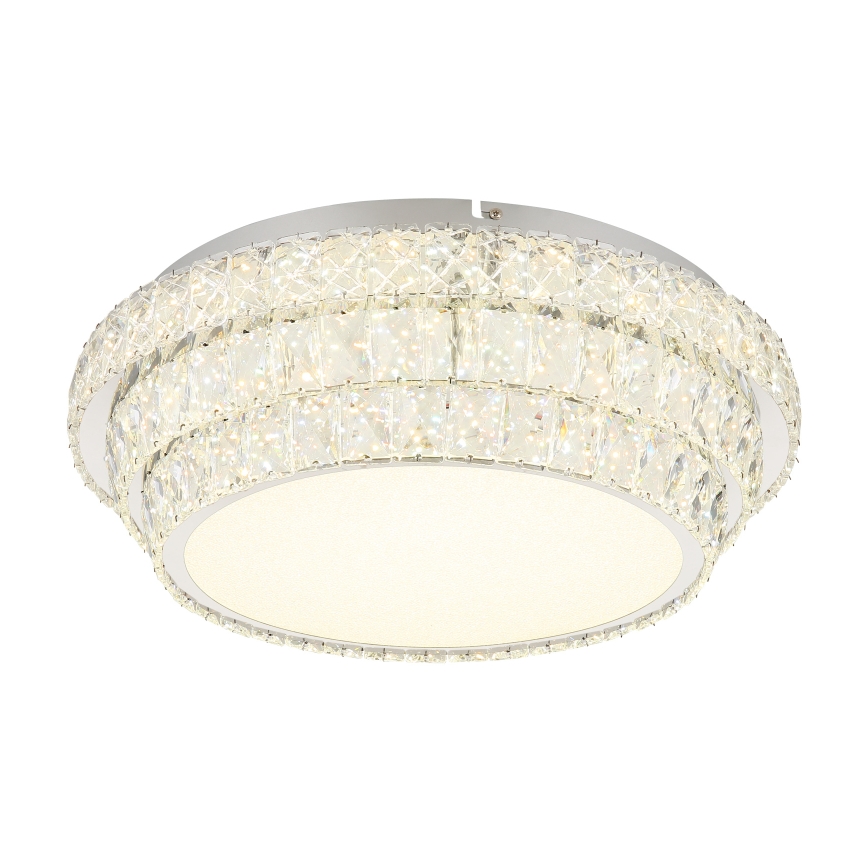 Globo - LED prigušiva plafonska svetiljka LED/48W/230V 2700-6000K Ø 50 cm bela + daljinski upravljač
