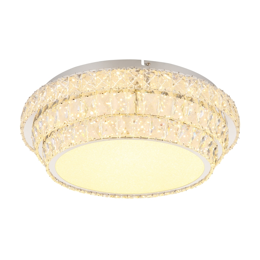 Globo - LED prigušiva plafonska svetiljka LED/48W/230V 2700-6000K Ø 50 cm bela + daljinski upravljač