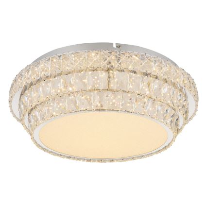 Globo - LED prigušiva plafonska svetiljka LED/48W/230V 2700-6000K Ø 50 cm bela + daljinski upravljač