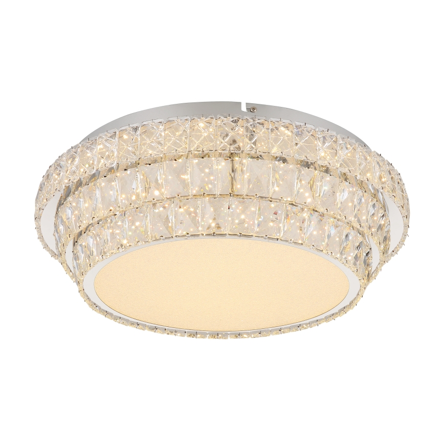 Globo - LED prigušiva plafonska svetiljka LED/48W/230V 2700-6000K Ø 50 cm bela + daljinski upravljač