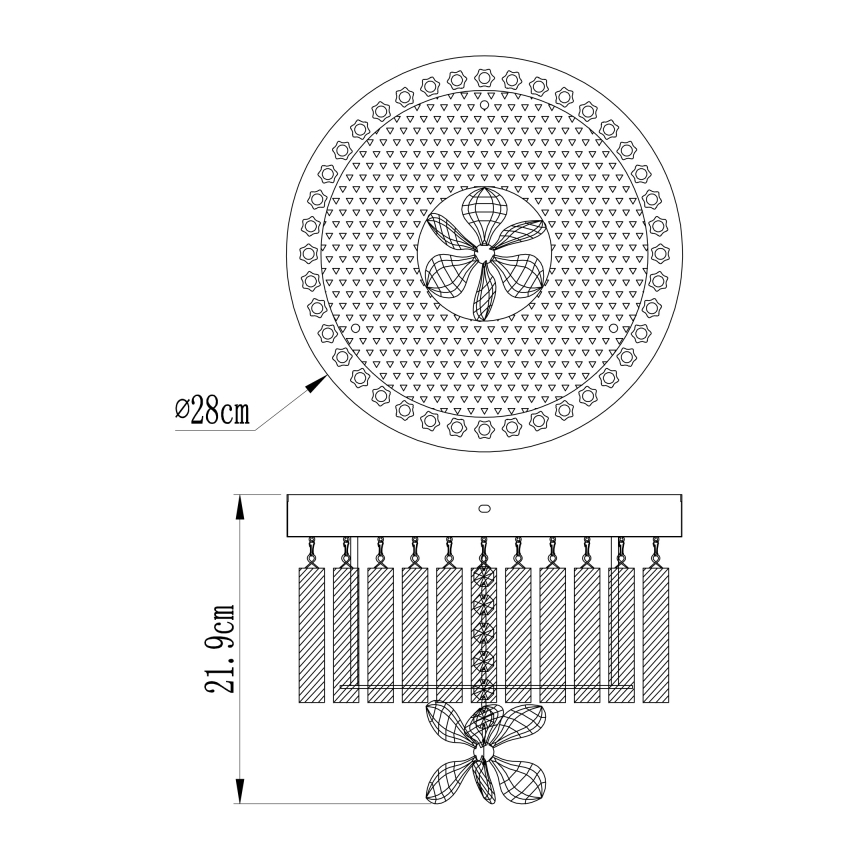 Globo - LED Plafonjera LED/12W/230V