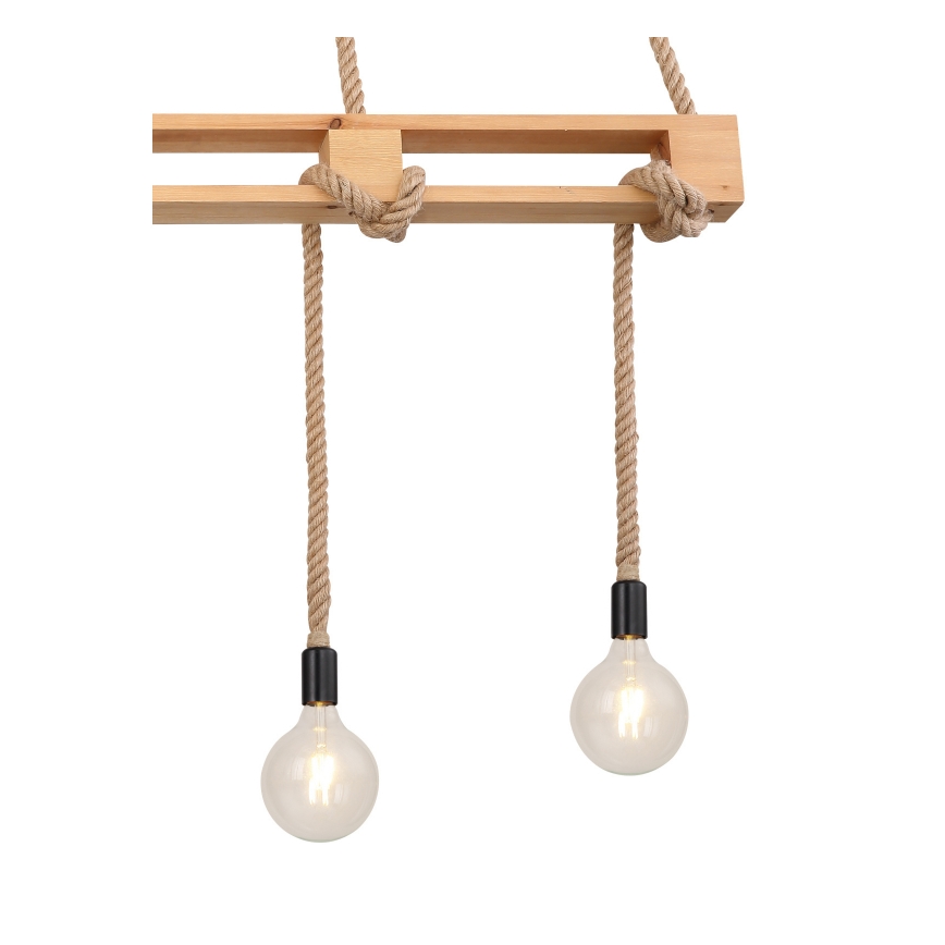 Globo - Luster na sajli 4xE27/60W/230V bor