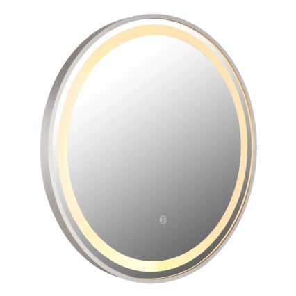 Globo - LED Prigušivo zidno ogledalo sa pozadinskim osvetljenjem LED/10W/230V 2700/4000/6500K pr. 50 cm