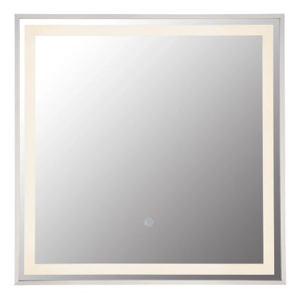Globo - LED Prigušivo zidno ogledalo sa pozadinskim osvetljenjem LED/10W/230V 2700/4000/6500K 50x50 cm