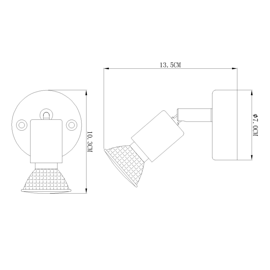 Globo - Dečija LED zidna lampa 1xGU10/3W/230V