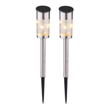 Globo - KOMPLET 2x solarne lampe 10x LED/0,06W/1,2V IP44