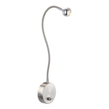 Globo - LED Fleksibilna lampica LED/3W/230V sjajni krom
