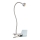 Globo - LED Fleksibilna lampica sa štipaljkom LED/3W/230V mat krom
