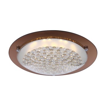 Globo - LED Kristalna plafonjera LED/18W/230V