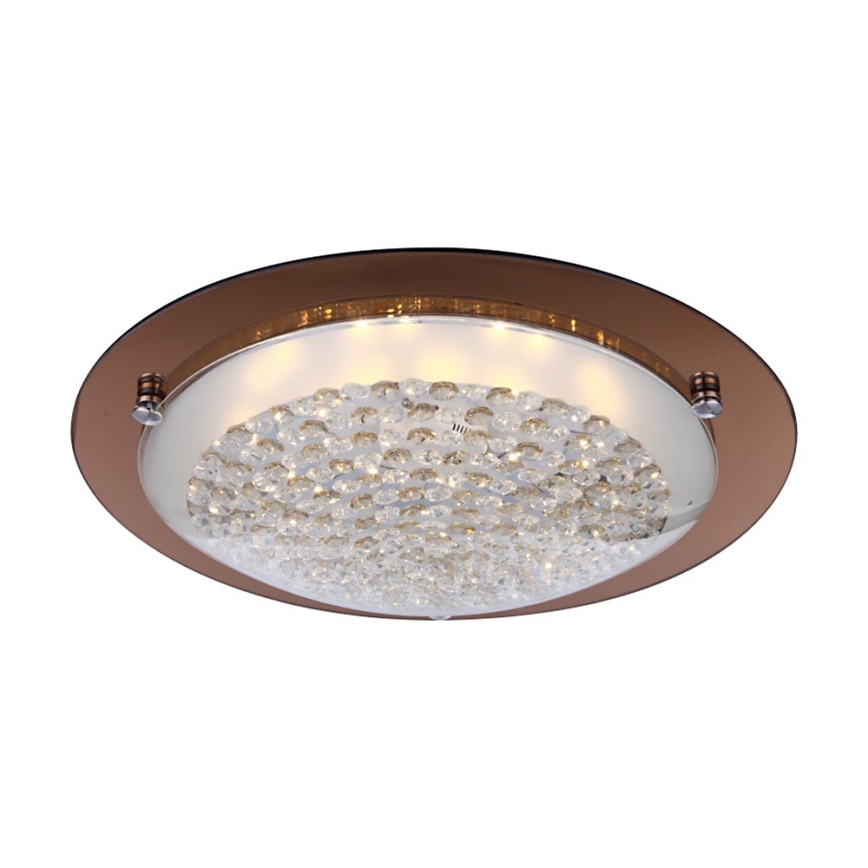Globo - LED Kristalna plafonjera LED/18W/230V