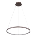 Globo - LED luster na sajli LED/29W/230V braon