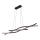 Globo - LED luster na sajli LED/35W/230V crno/braon