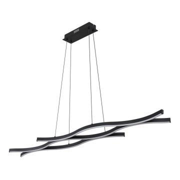 Globo - LED luster na sajli LED/35W/230V crno