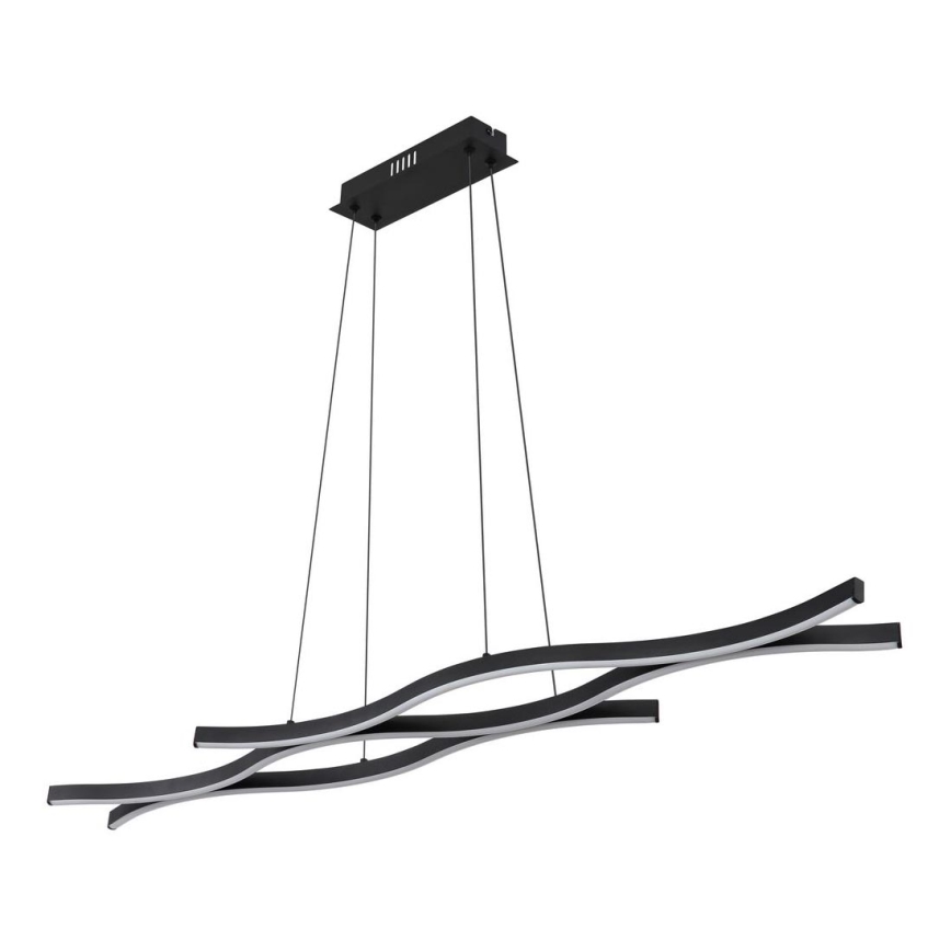 Globo - LED luster na sajli LED/35W/230V crno