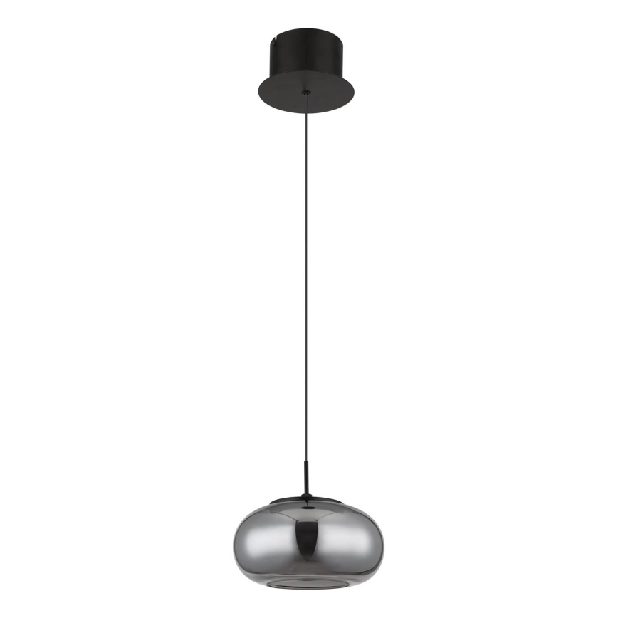 Globo - LED luster na sajli LED/6W/230V crno