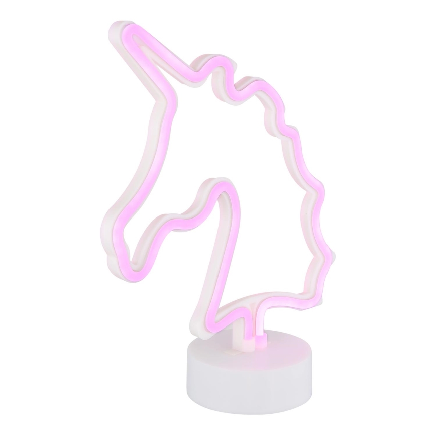 Globo - LED neonska stona dekoracija LED/2W/3xAA jednorog