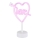 Globo - LED Neonska stona dekoracija LED/2W/3xAA srce