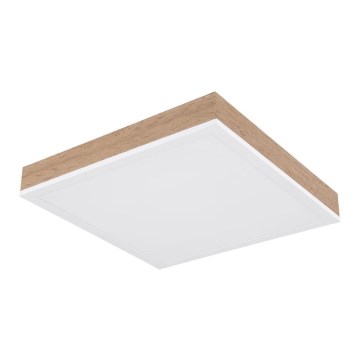 Globo - LED Plafonjera LED/12W/230V 30x30 cm braon
