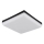 Globo - LED Plafonjera LED/12W/230V 4000K 22x22 cm crno
