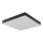 Globo - LED Plafonjera LED/18W/230V 30x30 cm crno