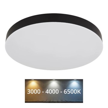 Globo - LED Plafonjera LED/36W/230V 3000K/4000K/6500K pr. 40 cm crno