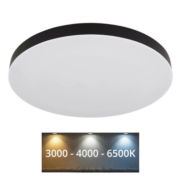 Globo - LED Plafonjera LED/50W/230V 3000K/4000K/6500K pr. 50 cm crno