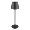 Globo - LED prigušiva dodirna spoljašnja lampa LED/3W/3,7V IP44 1800 mAh USB crna