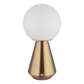 Globo - LED prigušiva dodirna spoljašnja stona lampa LED/1,5W/5V 3000/4500/6500K 1800 mAh IP41 bakarna