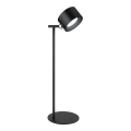 Globo - LED prigušiva dodirna stona lampa 4u1 LED/4W/5V 3000/4000/5000K 1200 mAh crna