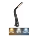 Globo - LED prigušiva dodirna stona lampa sa displejom LED/6,5W/230V 3000/4500/5800K antracit