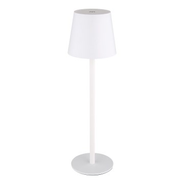 Globo - LED Prigušiva dodirna vanjska lampa LED/3W/3,7V IP44 1800 mAh USB bela