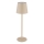 Globo - LED Prigušiva dodirna vanjska lampa LED/3W/3,7V IP44 1800 mAh USB bež