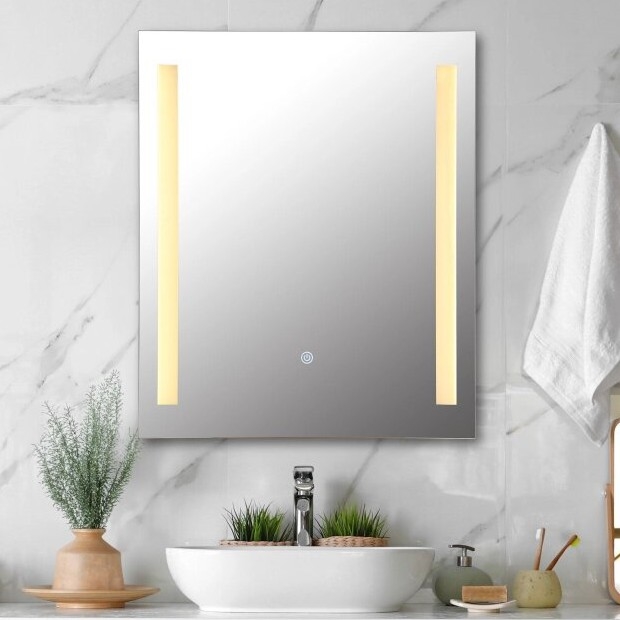 Globo - LED prigušiva ogledalo za kupatilo sa pozadinskim osvetljenjem LED/12W/230V 3000K IP44