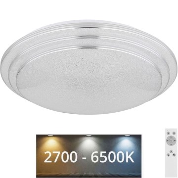 Globo - LED Prigušiva plafonjera LED/18W/230V pr. 40 cm 2700-6500K + Daljinski upravljač