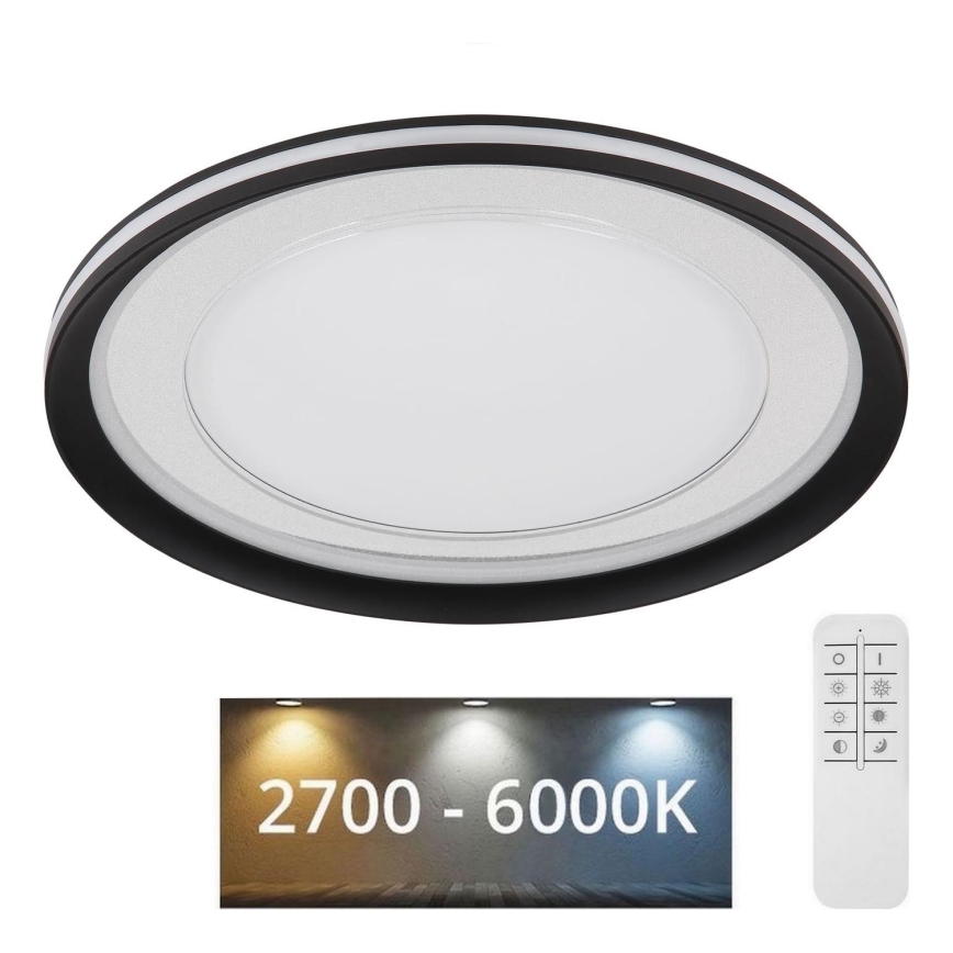 Globo - LED Prigušiva plafonjera LED/24W/230V 2700-6000K + Daljinski upravljač